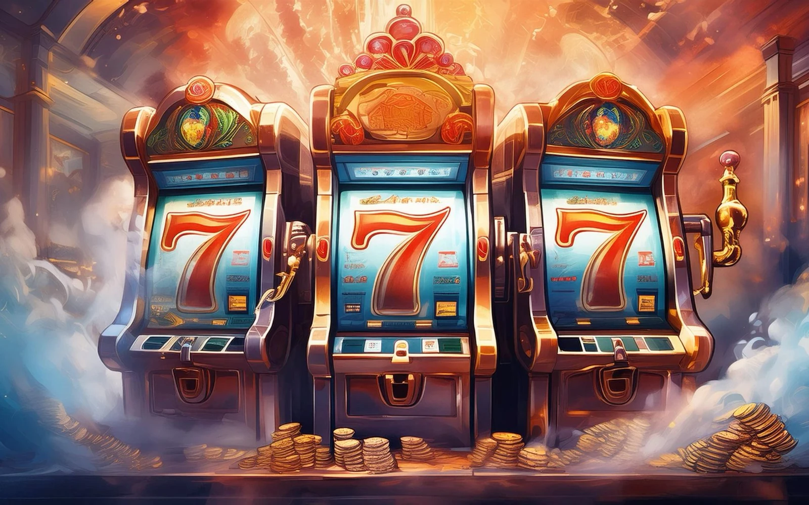 ภาพเกมสล็อตออนไลน์ประกอบการตรวจสอบผลของแต่ละรอบ